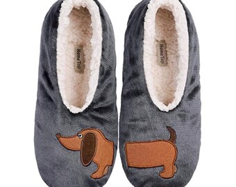 weenie dog slippers
