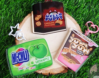 Asian Snacks Candy Cute Keychain Hello Panda Hi Chew YanYan