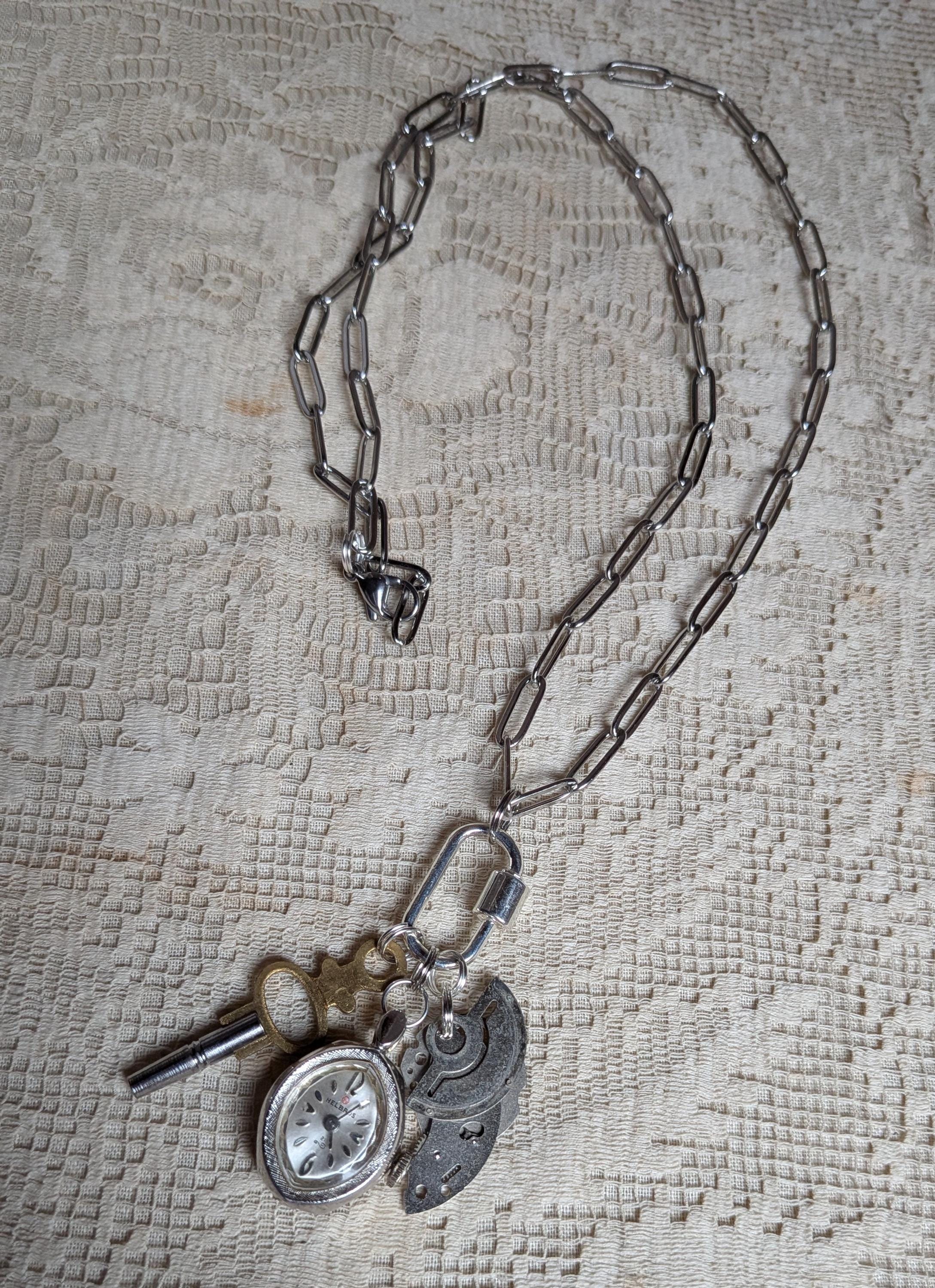 Taylor Windup Pendant Vintage Watch Swiss Made Astrology MCM Original Chain Taylor Pendant Watch - Etsy main image 2