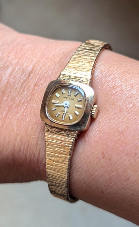 Vintage Working Waltham Gold Tone Manual Wind up Watch Steampunk Whimsigoth Wedding Anniversary Bridal Unisex Taylor Swift Style Retro Etsy UK