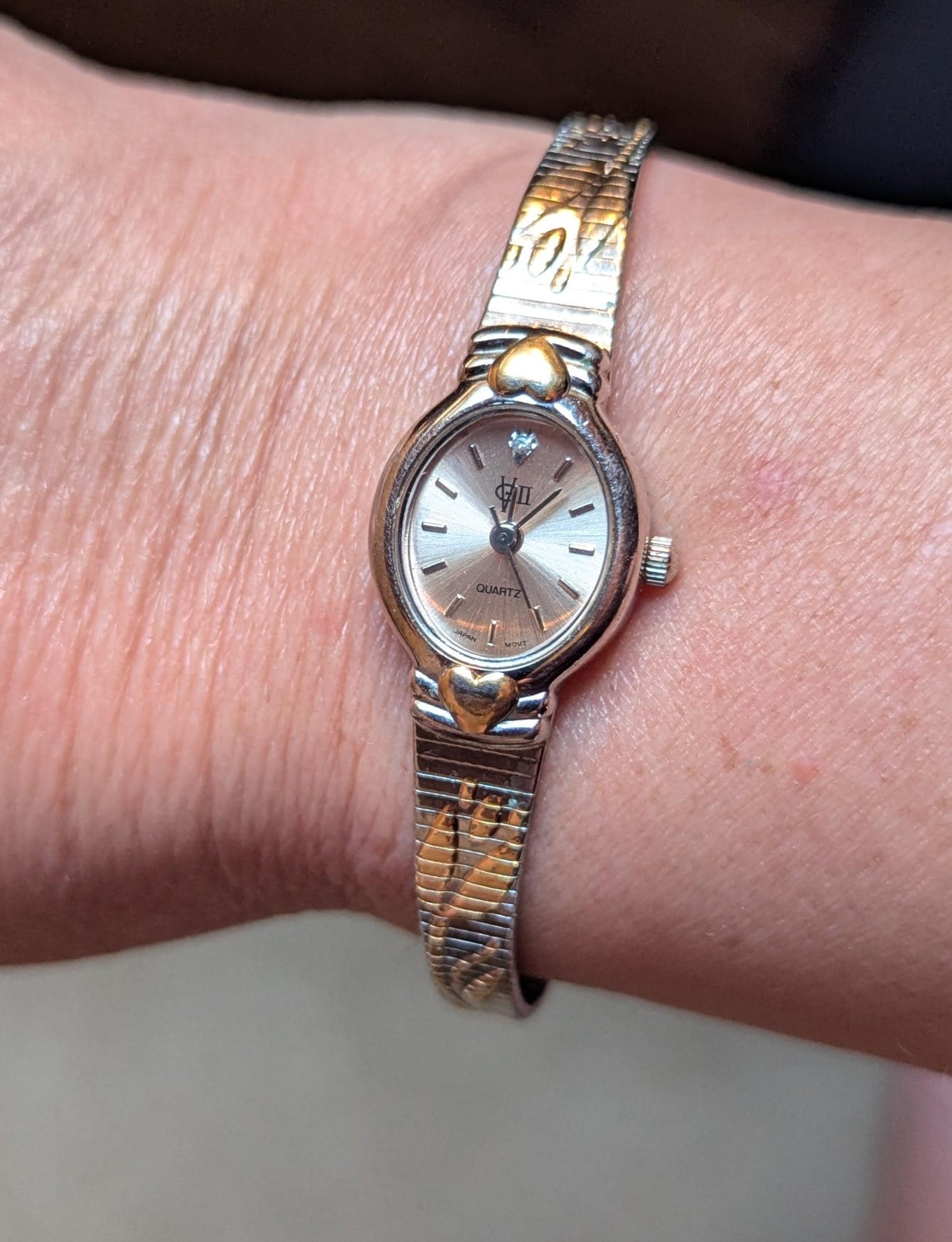 Silver Diamanté Gloria Vanderbilt Watch Gloria Vanderbilt Diamond Watch - Etsy main image 2