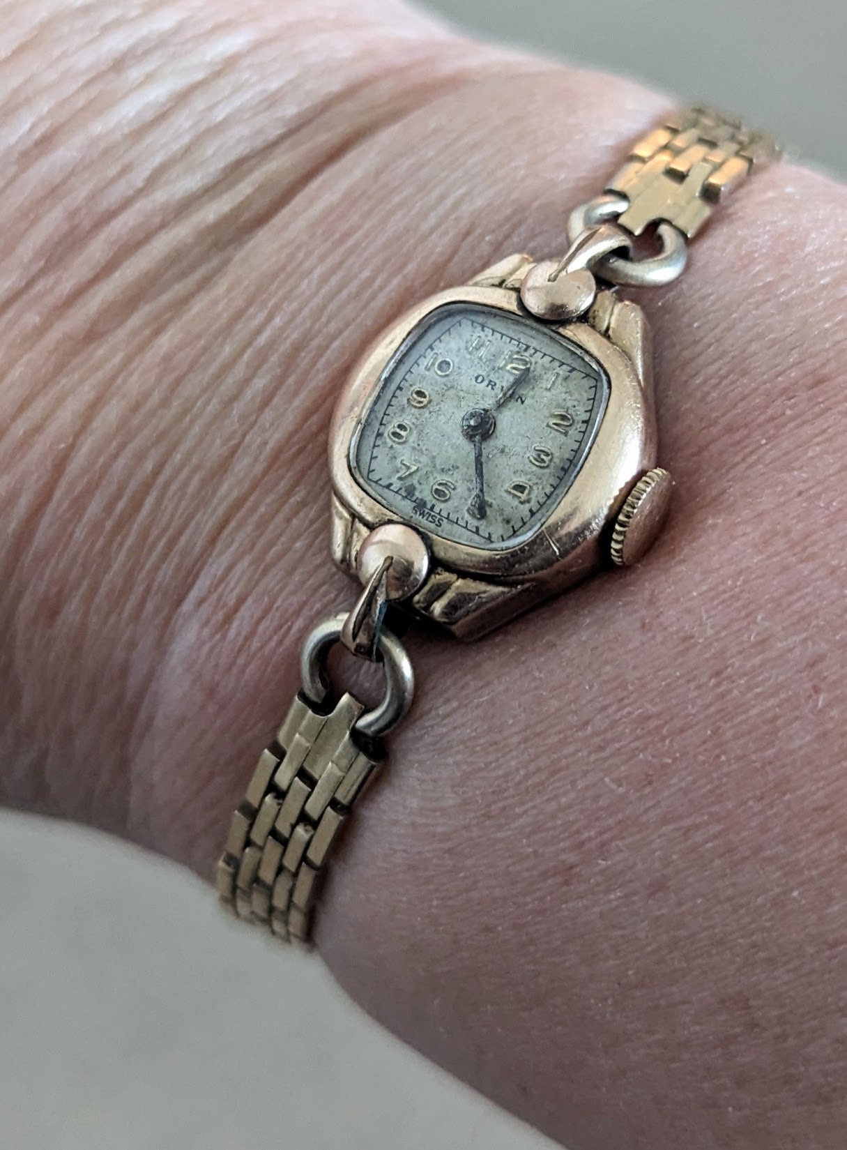 Orvin Jewelers swiss stretchy 10k gold filled  watch Men main image 4