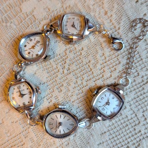 Vintage Watch Bracelet: Upcycled Westclox, Teardrop 