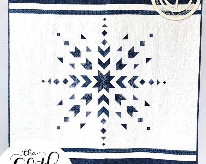 Nordic Star Quilt Pattern by the Cloth Parcel Winter Etsy