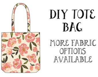 DIY Learn to Sew Kit Tote Bag Do It Yourself Sew Your Own | Etsy