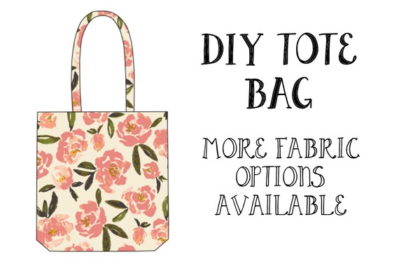 DIY Learn to Sew Kit Tote Bag Do It Yourself Sew Your Own - Etsy