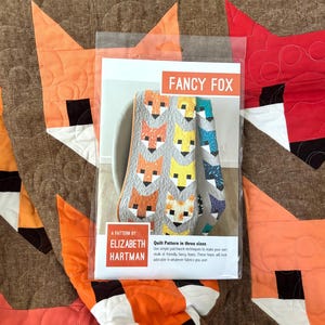 Fancy Fox Quilt Pattern by Elizabeth Hartman - Etsy
