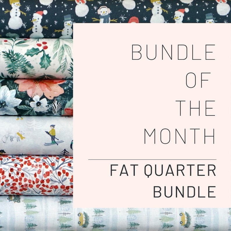 Fat Quarter Fabric Bundle of the Month Subscription Club Fabric Subscription Box Quilting Gifts for Women Mother's Day Gift for Her image 9