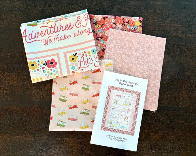 Joy in the Journey Panel Quilt Kit by Riley Blake - Retro Camper Quilt ...