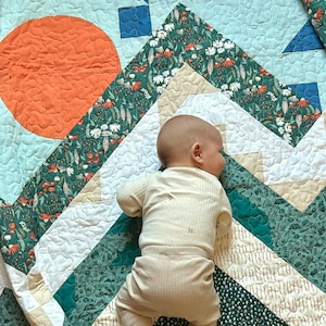 Wilderness Quilt Kit in Campsite by Art Gallery Fabrics