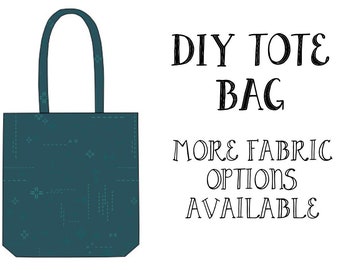 DIY Learn to Sew Kit - Tote Bag Do it Yourself - Sew Your Own Market Tote Bag