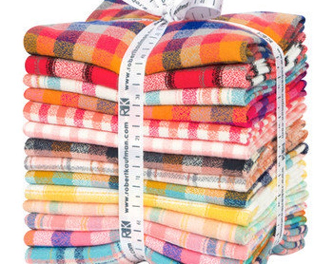 Mammoth Junior Flannel Fat Quarter Bundle by Studio RK Warm Colorstory