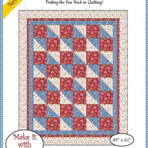 Boxes & Bows Quilt Pattern by Fabric Cafe - Beginner Sewing