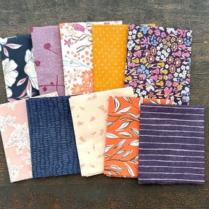 Dusk Fusion Fat Quarter Bundle by Art Gallery Fabrics - FQ Fabric Wonders Autumn Floral Fabric Bundle - Modern Quilting Fabric