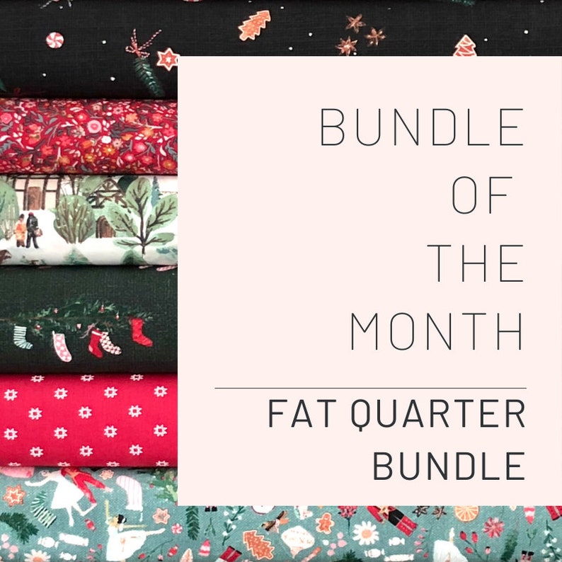 Fat Quarter Fabric Bundle of the Month Subscription Club Fabric Subscription Box Quilting Gifts for Women Mother's Day Gift for Her image 5