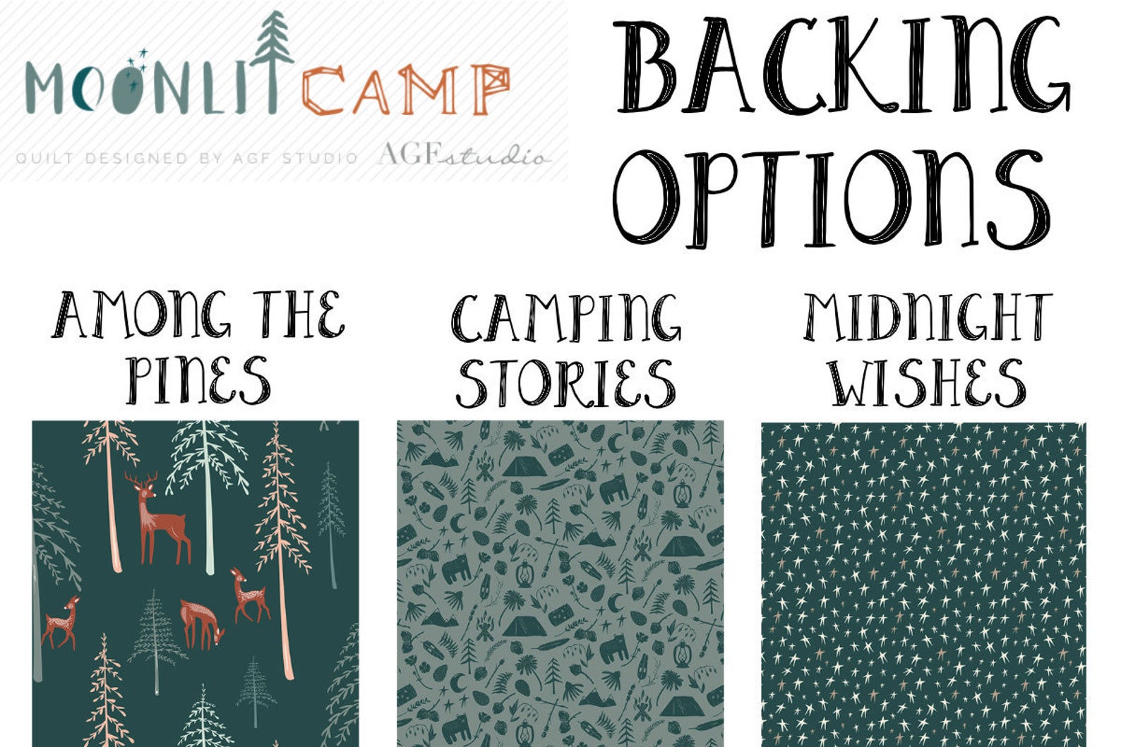 Moonlit Camp Quilt Kit From Campsite by Art Gallery Fabrics Etsy