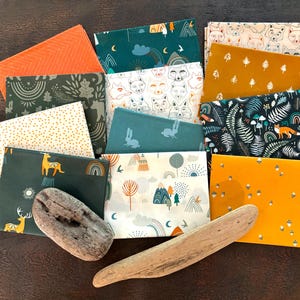 Timberline Fat Quarter Bundle by Art Gallery Fabrics - FQ Fabric Wonders Woodland Fabric Bundle - Modern Quilting Fabric