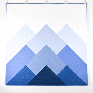 Misty Mountains Quilt Pattern by Patchwork and Poodles