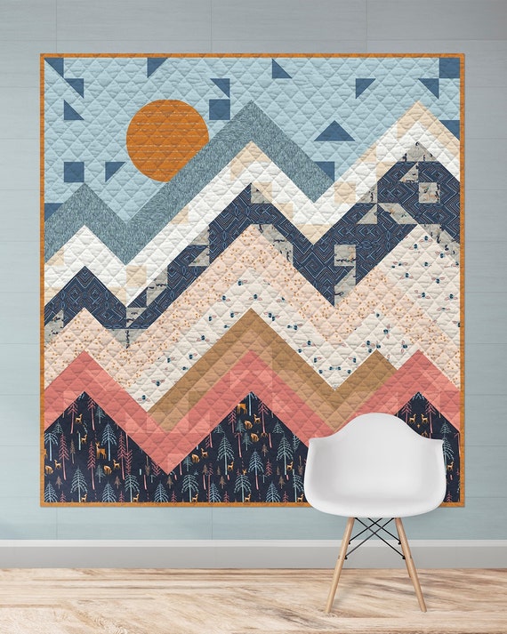 Wilderness Quilt Kit - Little Forester Fusion Quilt Kit by