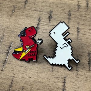 T-Rex Dinosaur - Enamel Pin Bundle