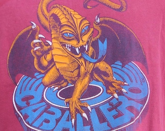 80's Vintage 1980 Steve Caballero Powell Peralta T Shirt Large