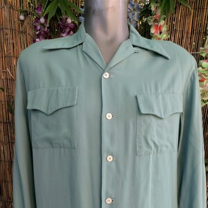 40's Vintage Mcgregor Gabardine Loop Collar Flap Pocket
