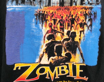 Vintage ZOMBIE (1979) Lucio Fulci T Shirt 2XL XXL