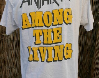 80's Vintage 1987 ANTHRAX I Am the Law Among the Living T 80's Vintage 1987 ANTHRAX I Am the Law Among the Living T