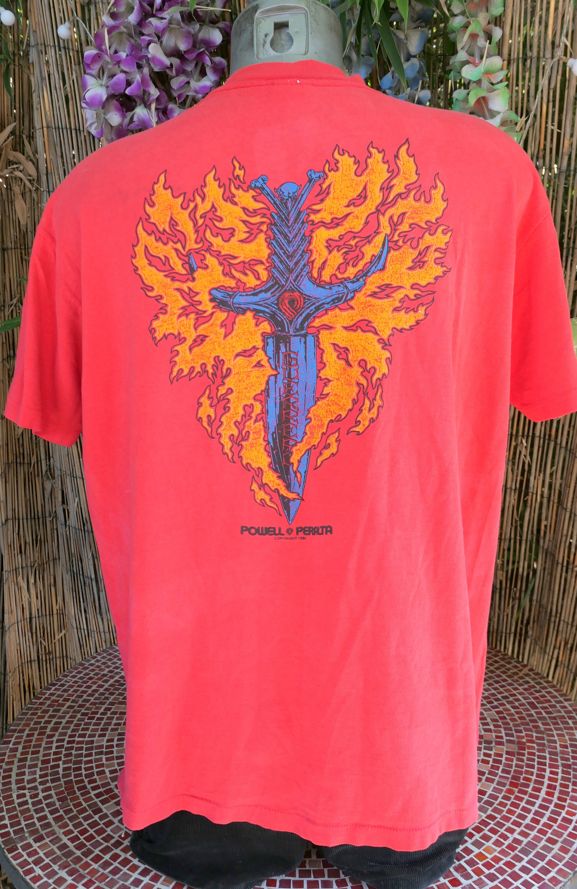80's Vintage 1986 TOMMY GUERRERO Powell Peralta T Shirt XL 80's Vintage 1986 TOMMY GUERRERO Powell Peralta T Shirt XL