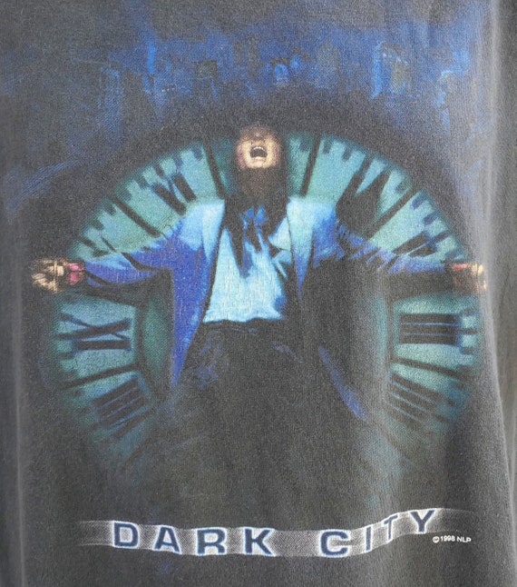 90's Vintage 1998 Dark City T Shirt XL With Tennessee River Tag