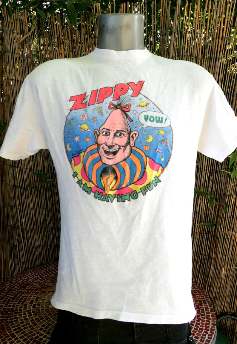 80's Vintage ZIPPY the Pinhead Bill Griffith T Shirt Small With Hanes ...