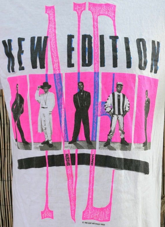 80's Vintage 1988 NEW EDITION N.E. Heartbreak T Sh