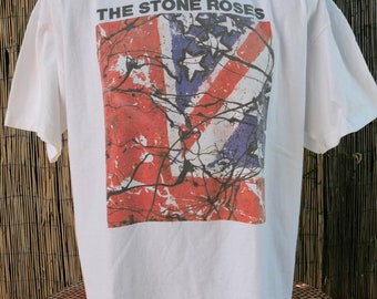 90's Vintage the Stone Roses Waterfall T Shirt XL With Screen Stars Tag - Etsy 90's Vintage the Stone Roses Waterfall T Shirt XL With Screen Stars Tag - Etsy