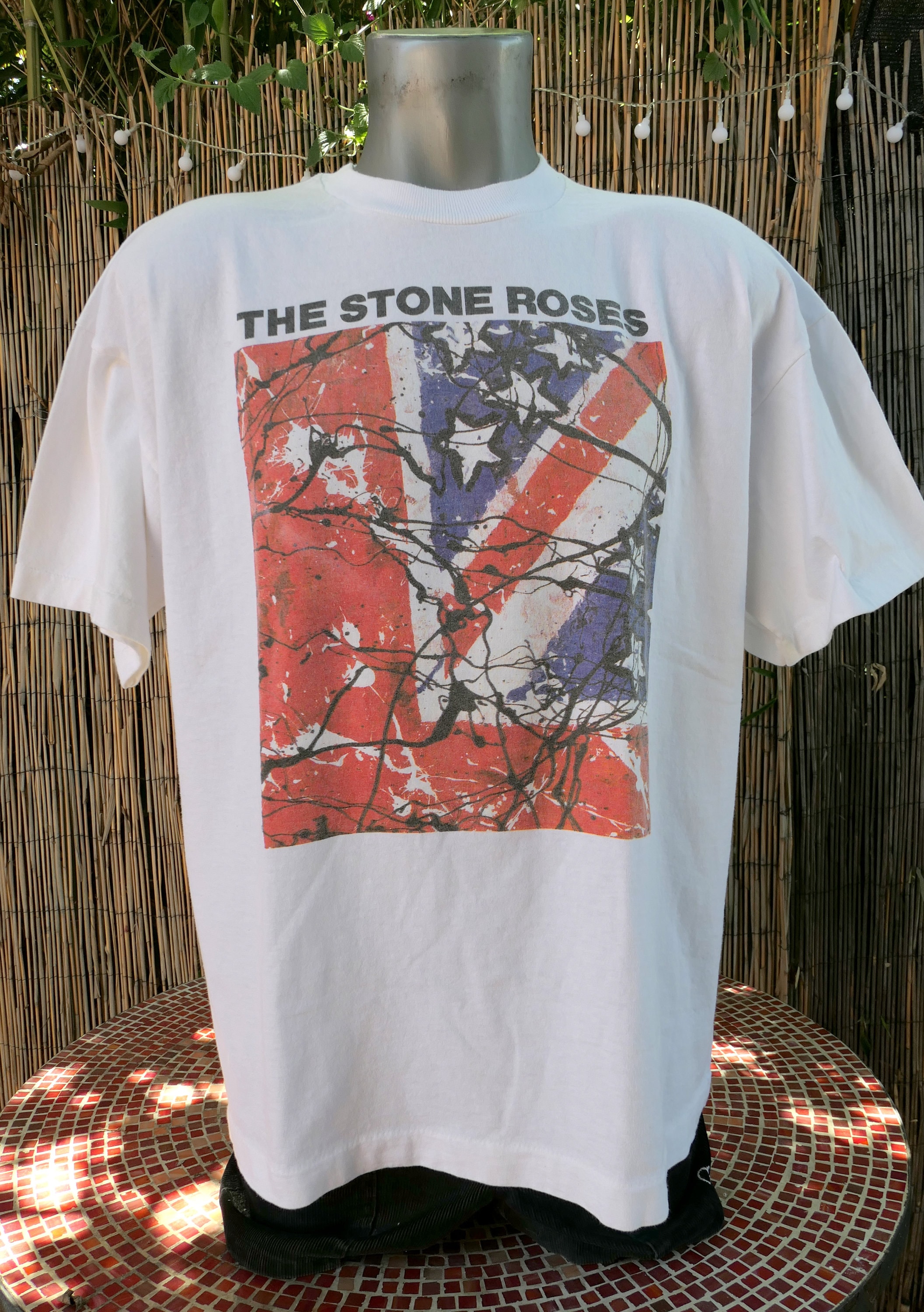 90's Vintage the Stone Roses Waterfall T Shirt XL With Screen Stars Tag - Etsy 90's Vintage the Stone Roses Waterfall T Shirt XL With Screen Stars Tag - Etsy