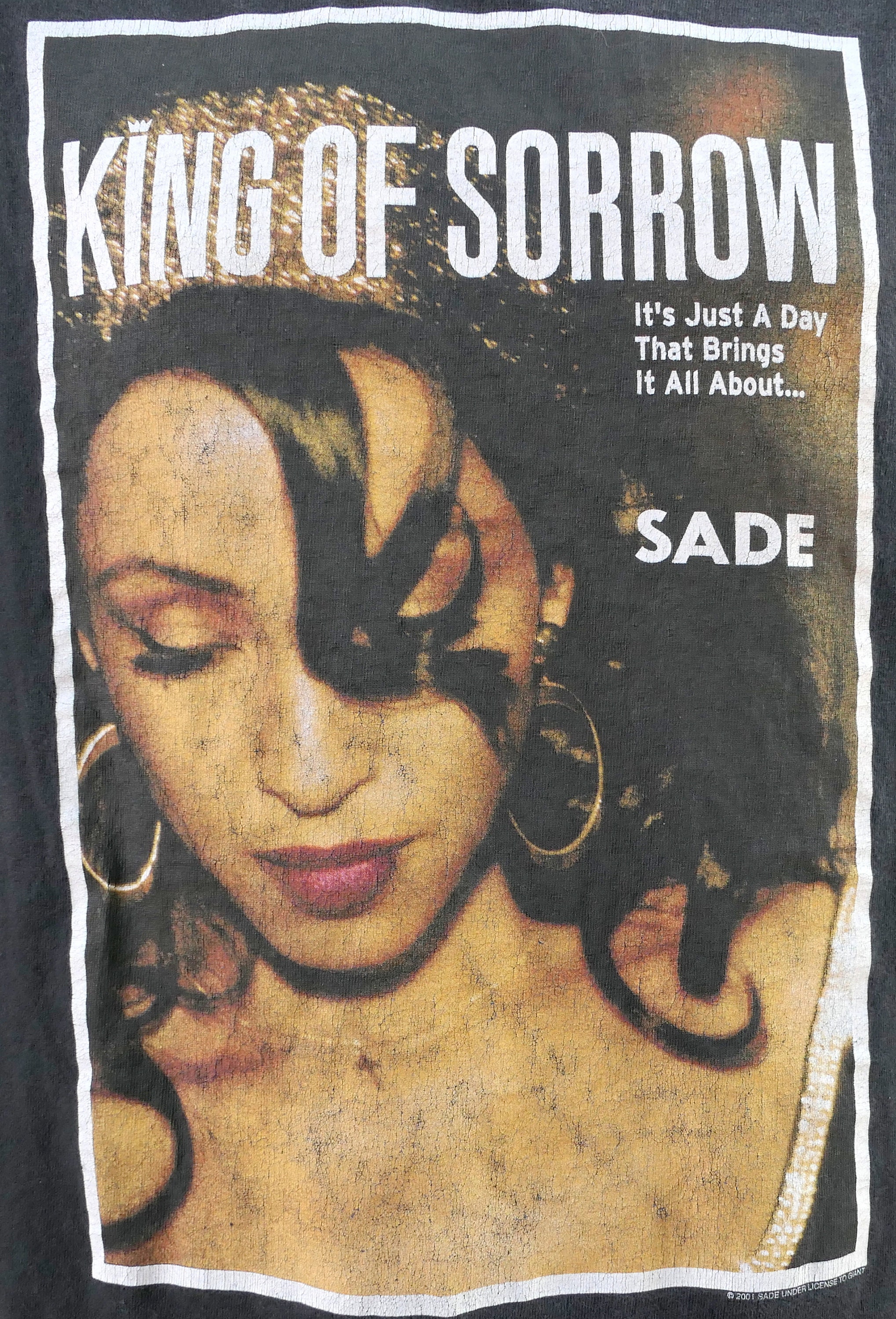 Vintage 2001 SADE King of Sorrow T Shirt XL With Alstyle Tag - Etsy
