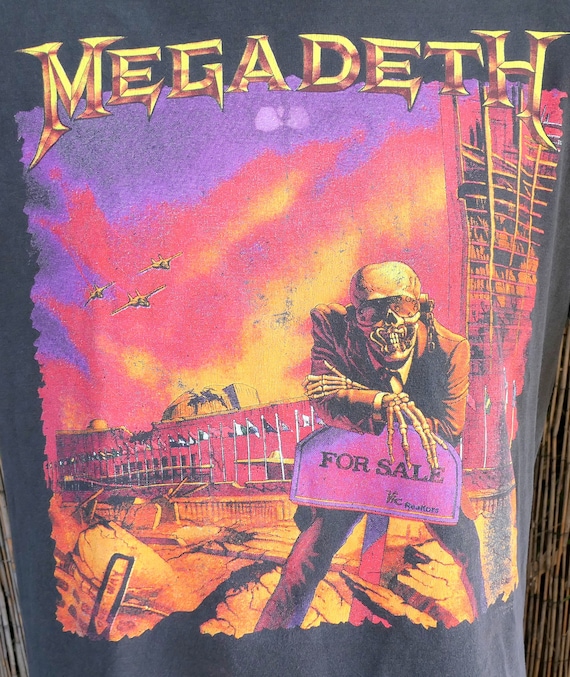 90's Vintage 1990 MEGADETH Peace Sells but Who's Buying T