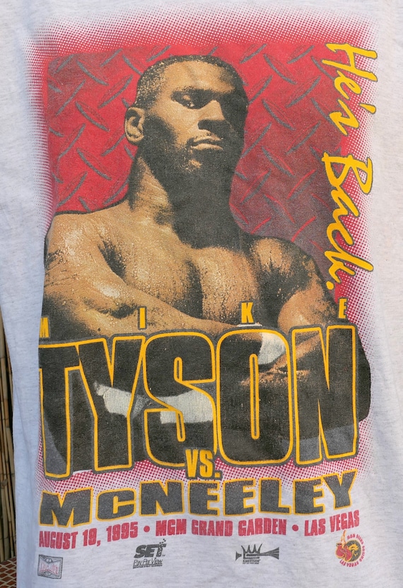 90's Vintage 1995 Mike Tyson Vs. McNeely MGM Gran… - image 1