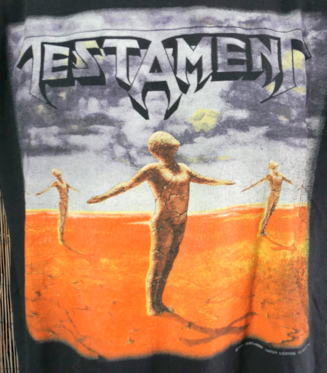 80's Vintage 1989 TESTAMENT Practice What You Preach T Shirt XL With