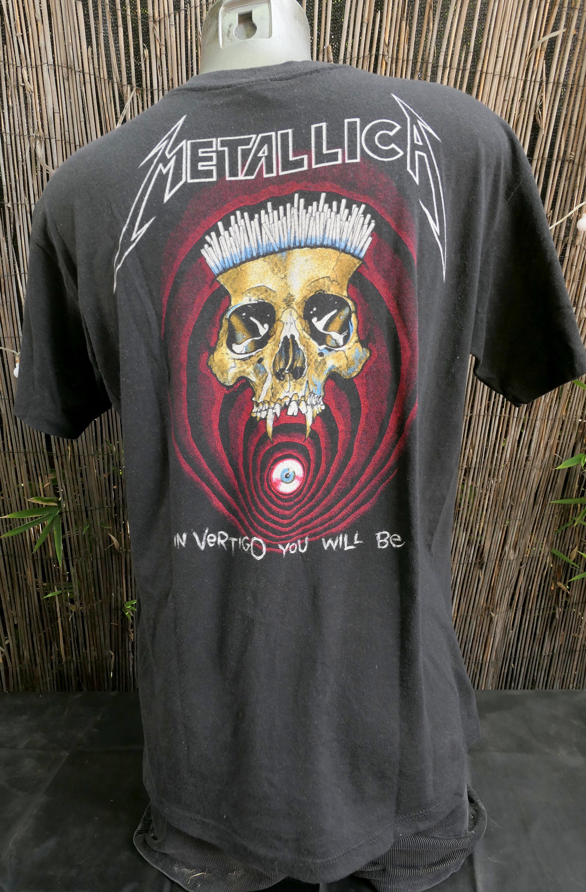 llica 1988年製Vintage Tシャツ pusheadデザイン 1988年製 METALLICA メタリカ ヴィンテージ Tシャツ パスヘッド