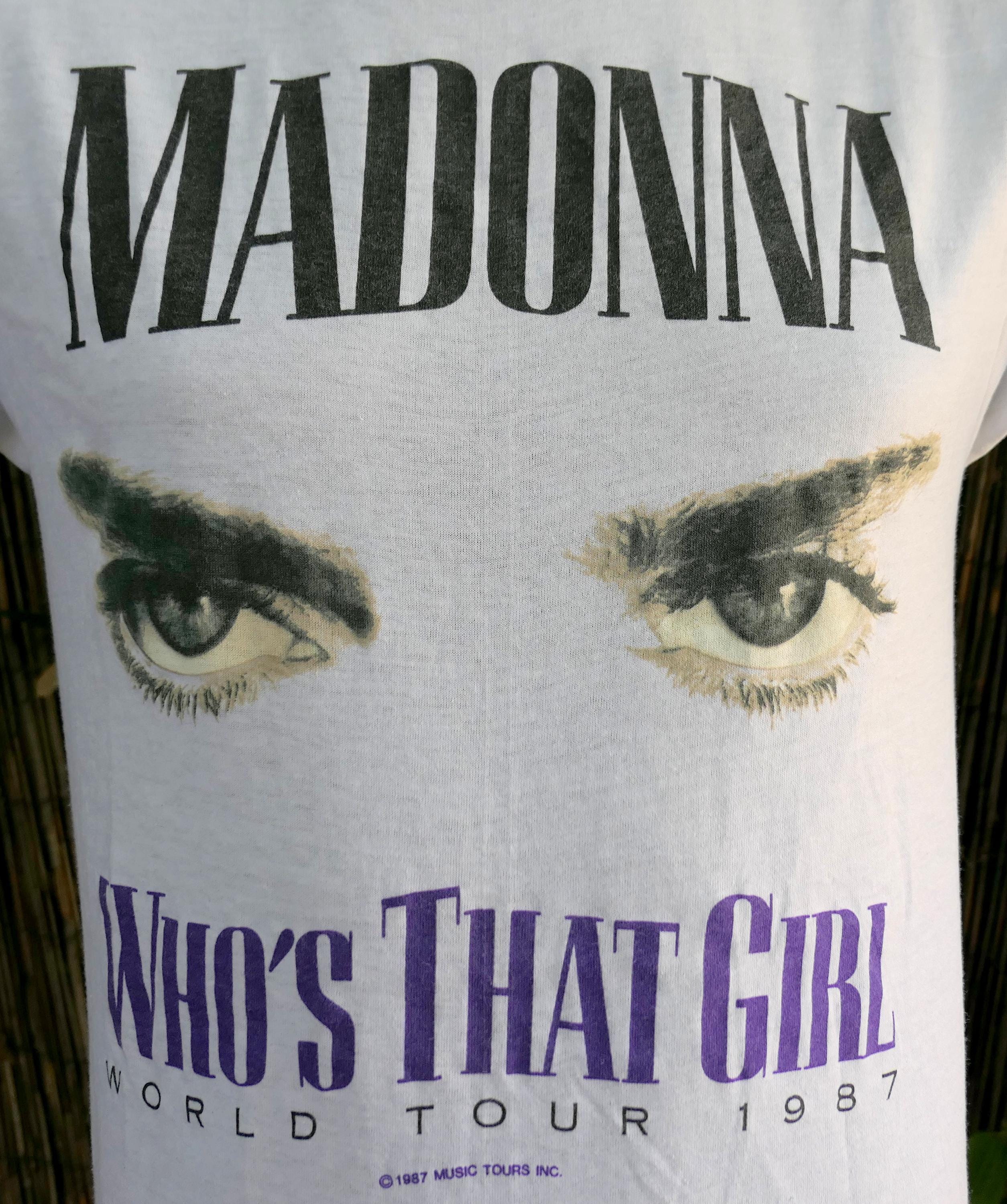 Madonna Who's That Girl Shirt - Etsy