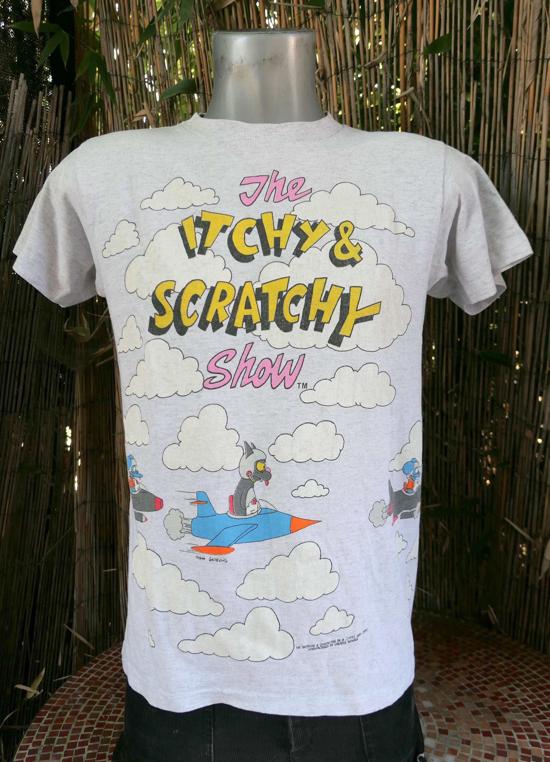 90年代ヴィンテージ 1993年 イッチー＆スクラッチー ショー Tシャツ M 