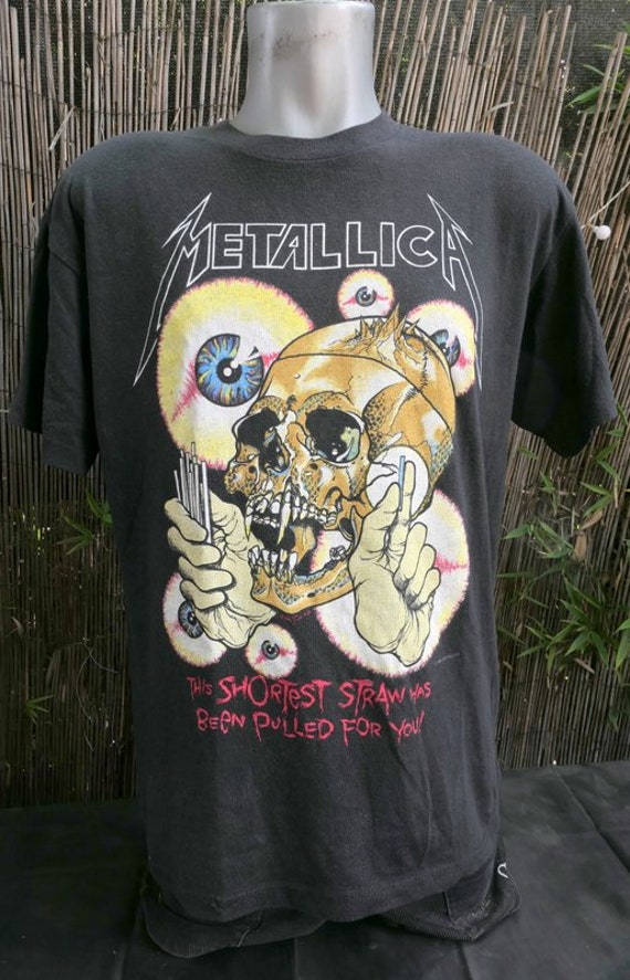 80's Vintage 1988 METALLICA Pushead Shortest Straw T Shirt