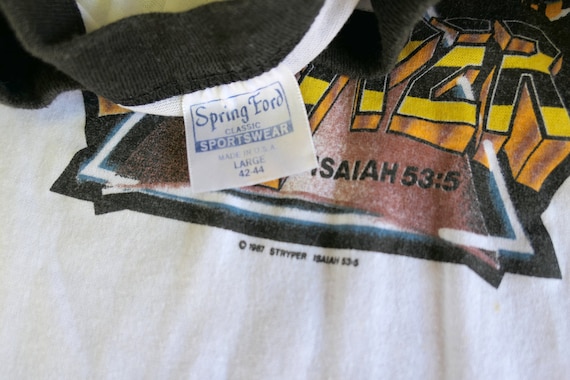 80's Vintage 1987 STRYPER To Hell With The Devil … - image 4