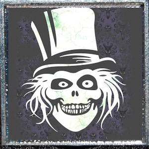 Multiple Styles Disney Haunted Mansion Scary Spooky Hatbox Ghost Silver Pendant Necklace Jewelry Halloween Disneyland Walt World