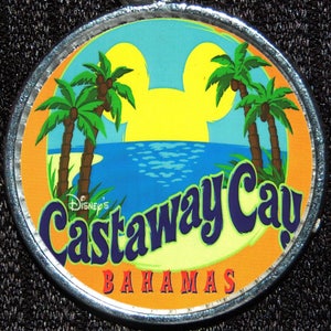 Disney Cruise Line Ship Castaway Cay Beach Clouds Silver Pendant Necklace WDW Fish Extender Gift Magic Wonder Dream Fantasy