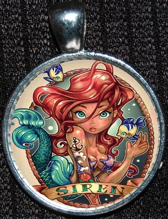 Disney X RockLove THE LITTLE MERMAID Storybook Pendant – RockLove Jewelry