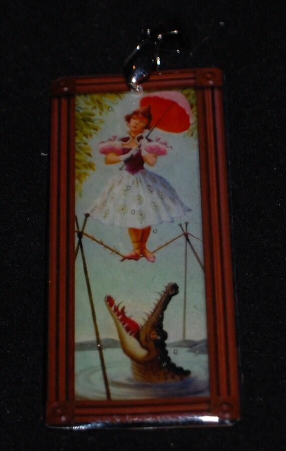 Disney Haunted Mansion Ballerina Tightrope over Crocodile | Etsy