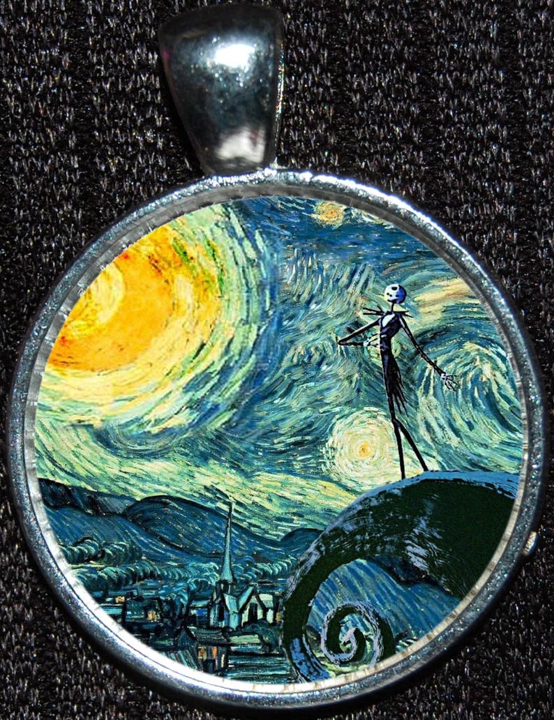 Disney Nightmare Before Christmas Vincent Van Gogh Starry Night Jack