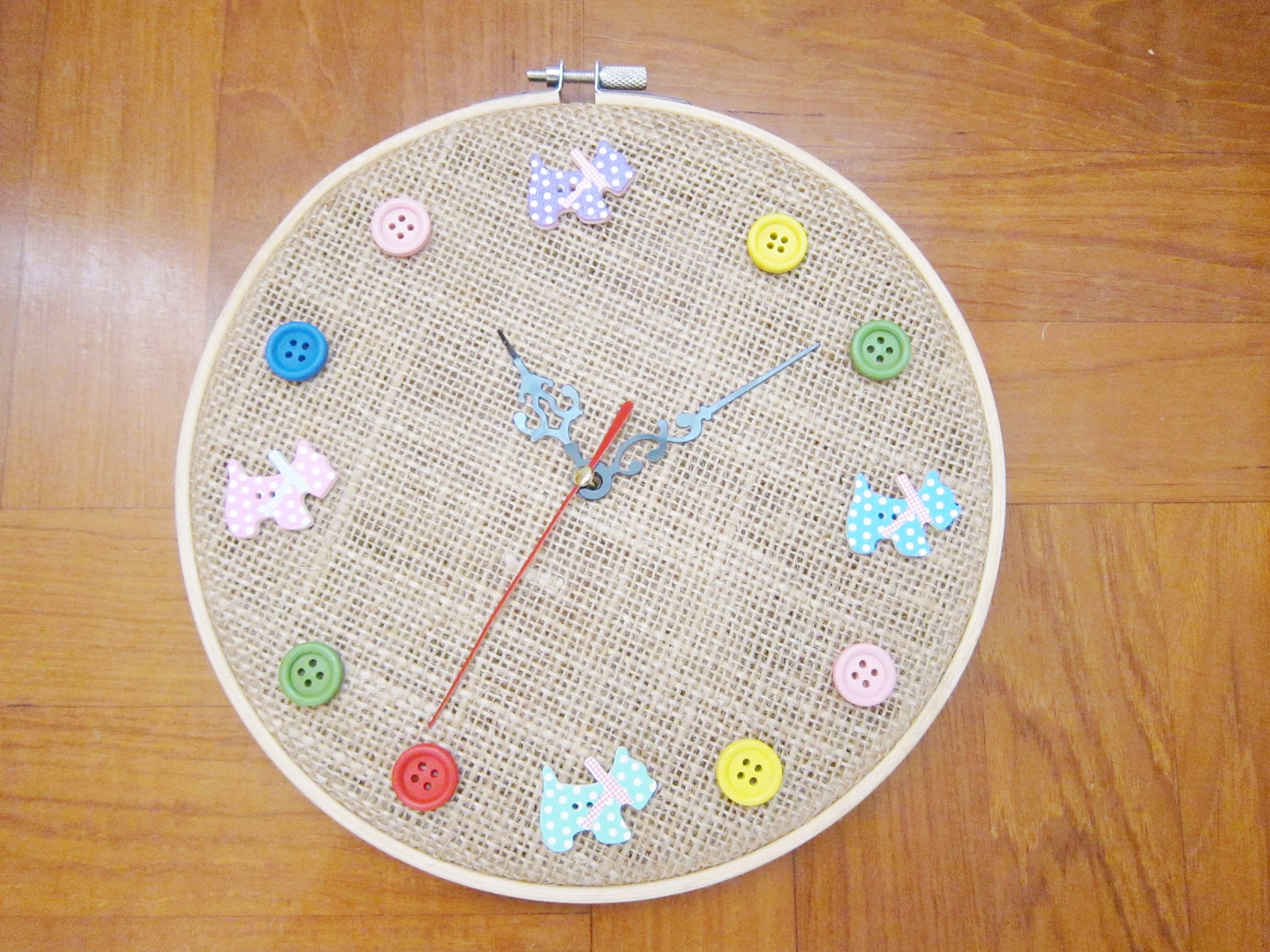DIY Wall Clock Kit Make a Clock Kids Party Gift Kids Craft Etsy