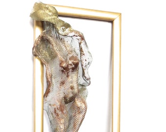 Love Trap Christmas in July Sale Wall hanging Bedroom decor figurine Metal art Anniversary Git for her Birthday gift Living room decor